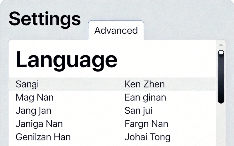 步骤四截图：Telegram Desktop设置界面，高级选项下的语言设置页面
